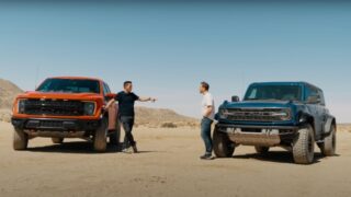 Ford F-150 Raptor R Takes on Bronco Raptor in Battle of the Beasts