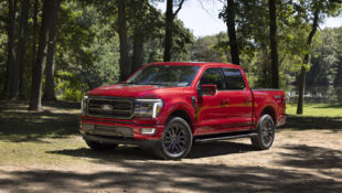 2024 Ford F-150 preproduction model shown with optional features. Available early 2024.
