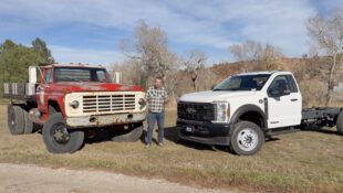 Heavy Duty Ford Trucks Comparison - 2025 F-550 vs 1976 F-600