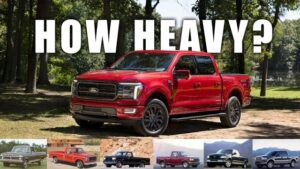 Ford F-150 Curb Weight Gains Over All 9 Generations